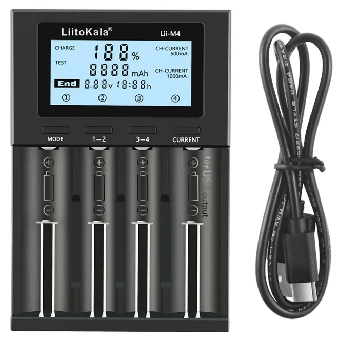 Зарядное устройство Liitokala  Lii-M4