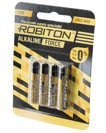 Батарейка  ROBITON FORCE LR03 BL4