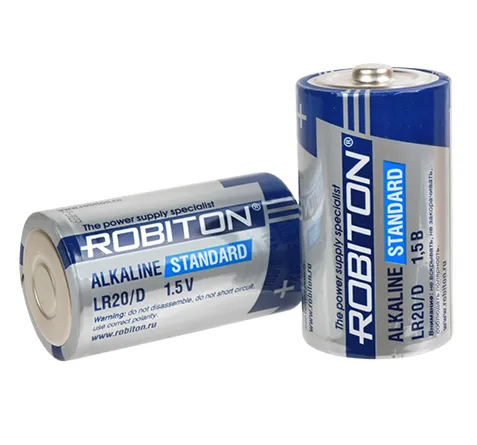 Батарейка  ROBITON STANDARD LR20 BULK80. в упак 80 шт
