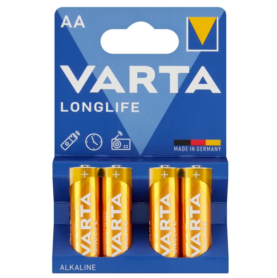 Батарейка VARTA LONGLIFE 4106 LR6 AA BL4