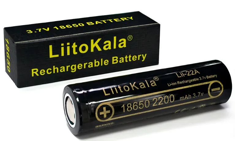 Аккумулятор LiitoKala Lii-22A (18650 3.7V 2200mAh)