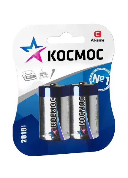 Батарейка Космос R14 BL2
