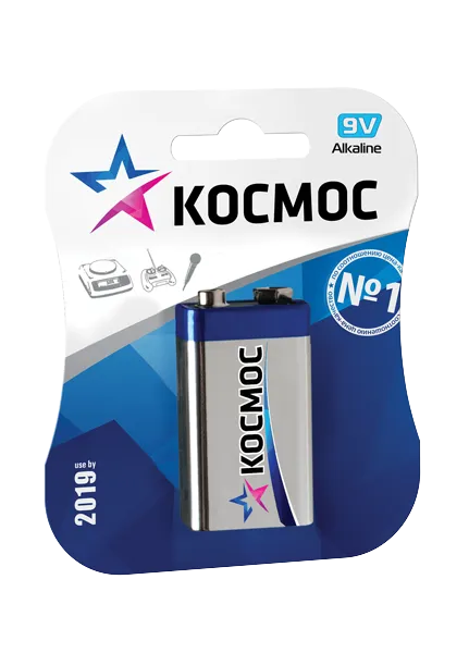 Батарейка Космос 6LR61 BL1
