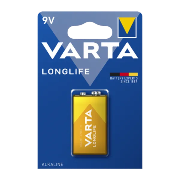Батарейка крона VARTA LONGLIFE 4122 6LR61 BL1