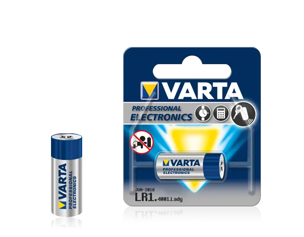 Батарейка VARTA PROFESSIONAL LR1 LADY BL1 (4001)