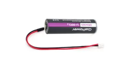 Батарейка GoPower ER14505 PC1 Li-SOCl2 3.6V для счетчика тепла МАРС СТК-15 0,6П