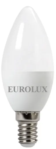 Лампа светодиодная LL-E-C37-7W-230-4K-E14 (свеча, 7Вт, нейтр., Е14) Eurolux