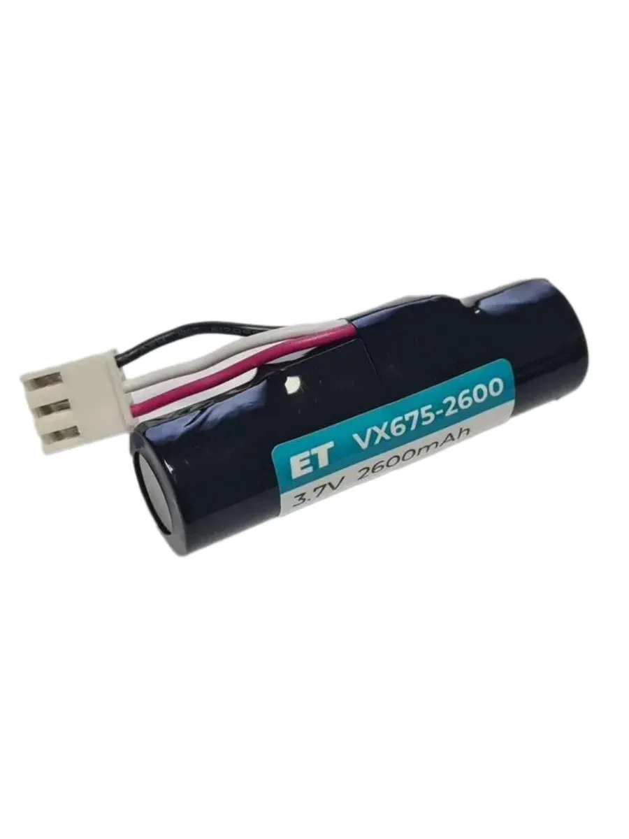 Аккумулятор 18650 1S-PCM Li-ion 3.7V 2600mAh  VX675-2600 (для POS-терминалов) с трёхконтактным разъёмом
