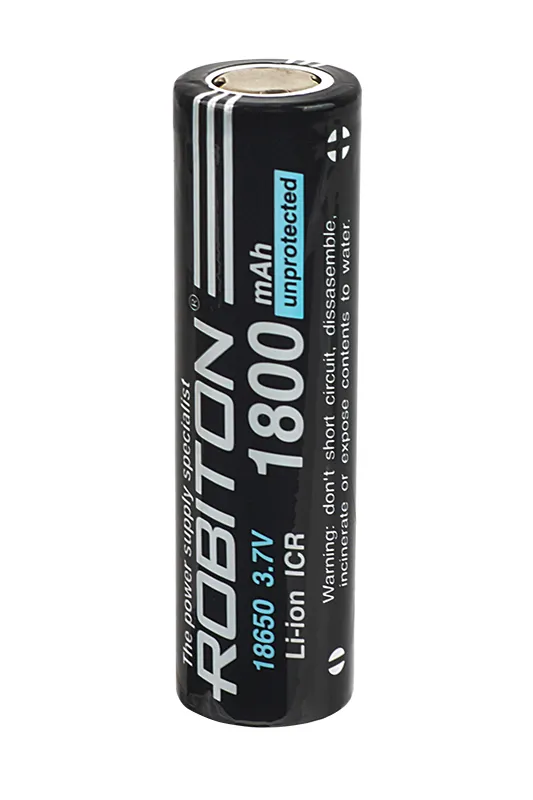 Аккумулятор ROBITON LI18650-1800NP-PK1 без защиты PK1