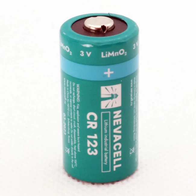 Батарейка NEVACELL CR123A  1600 mah 3V 6205 Lithium