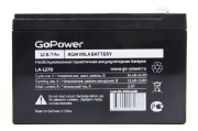 Аккумулятор GoPower свинцово-кислотный LA-1270/security 12V 7Ah (VRLA12-7)