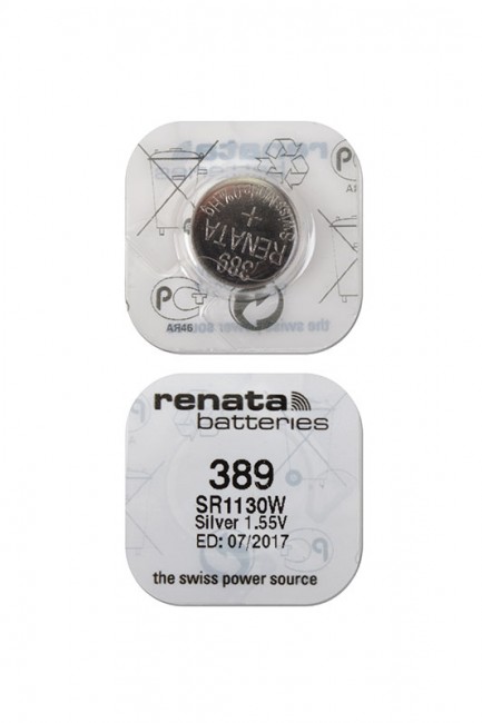 Батарейка Renata R 389 (SR 1130 W)