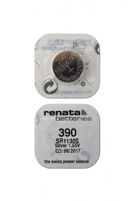 Батарейка Renata R 390 (SR 1130 SW)