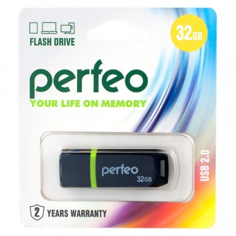 USB Flash PERFEO PF-C11B032 USB 32GB черный BL1