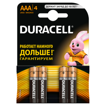 Батарейка DURACELL LR03 BL4