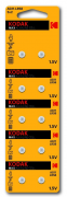 Батарейка Kodak G11/LR721/LR58/362A/162 BL10 Alkaline 1.5V