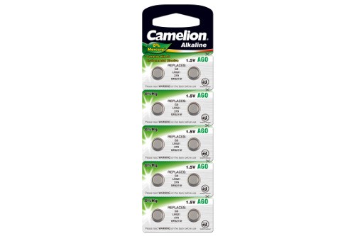 Батарейка Camelion AG0-BP10(0%Hg) AG 0 379  BL10