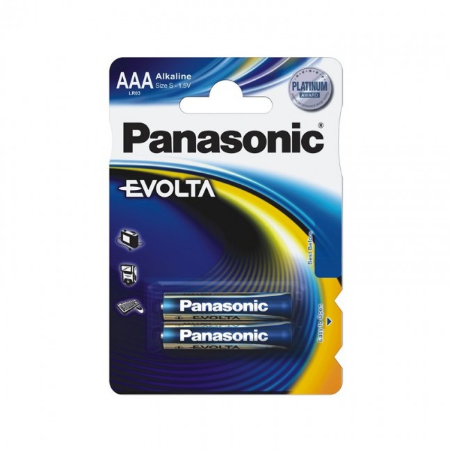 Батарейка Panasonic EVOLTA LR03EGE/2BP LR03 BL2