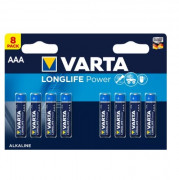 Батарейка VARTA 4903 AAA LONGLIFE Power LR03 BL8, упаковка 8 шт. 