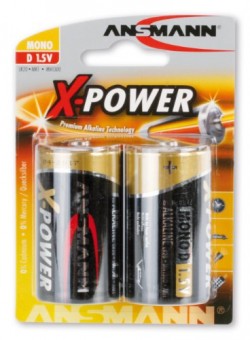 Батарейка ANSMANN X-POWER 5015633 LR20 BL2
