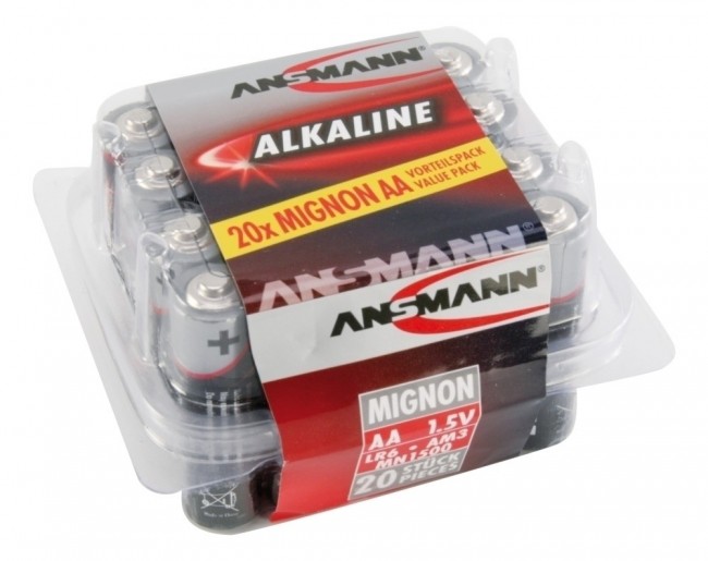 Батарейка ANSMANN LR6 RED 5015548 в пласт. боксе 20