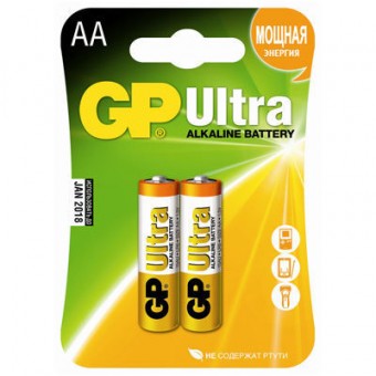 Батарейка GP Ultra GP15AU-CR2 LR6 BL2