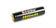Аккумулятор Li-Ion Soshine 18650P 3,7 V 18650 - 2800 mAh  перезаряжаемый (с защитой)