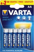 Батарейка VARTA HIGH ENERGY 4903 LR03 4+2 BL6