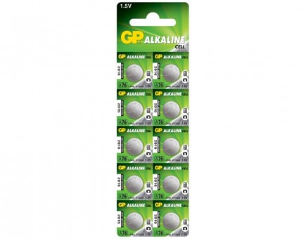 Батарейка GP Alkaline cell А76-2C10 AG13 BL10 LR44