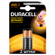 Батарейка DURACELL LR03 BL2, упаковка 2 шт.