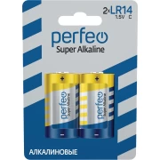 Батарейка Perfeo LR14 BL2 343 C Super Alkaline
