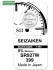 Батарейка SEIZAIKEN 399 (SR927W) Silver Oxide 1.55V