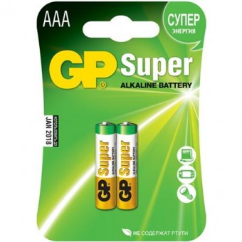 Батарейка GP Super 24A-CR2 LR03 BL2