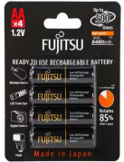 Аккумулятор профессиональный FUJITSU R6 AA BL4 NI-MH typ. 2550mAh, упаковка 4 шт.