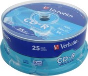 Диск Verbatim CD-R DL CB/25 700MB 43432
