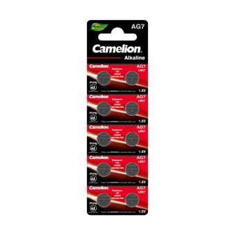 Батарейка Camelion AG7-BP10(0%Hg) AG 7 395 BL10