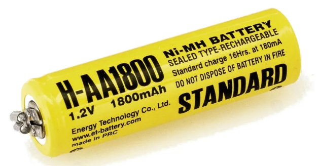 Аккумулятор  Moser 1* AA 1,2 В, 1800 мАч, (14*50 мм), Ni-MH, для машинок Moser 1591,1852-7531,1881-0051,1852-7531