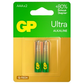 Батарейка GP Ultra G-TECH GP24AU-2UE2 LR03 BL2