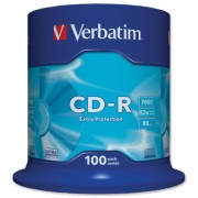Диск Verbatim CD-R 80 52x DL CB/100 43411
