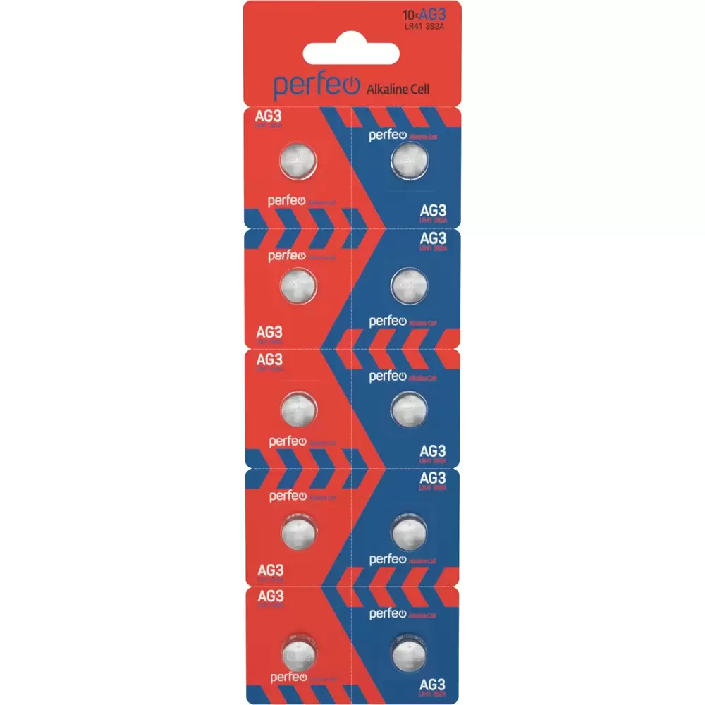 Батарейка Perfeo AG3 LR41/BL10 Alkaline Cell