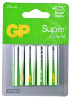 Батарейка GP Super 15A-CR4 G-TECH LR6 BL4