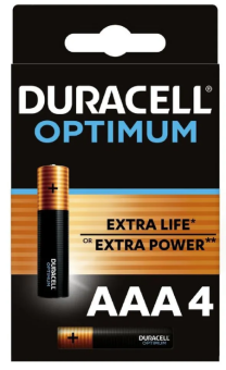Батарейка  DURACELL OPTIMUM LR03 BL4