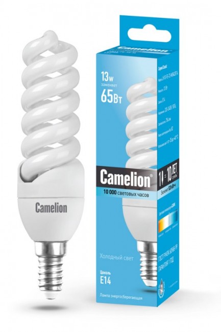 Лампа Camelion LH13-FS-T2-M/842/E14 MINI BL1