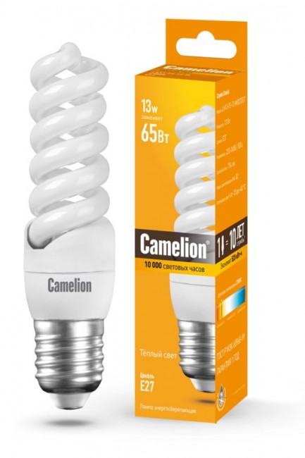 Лампа Camelion LH13-FS-T2-M/827/E27 MINI BL1