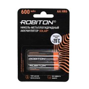 Аккумулятор ROBITON 600MHAA-2 SOLAR BL2,  упаковка 2 шт.