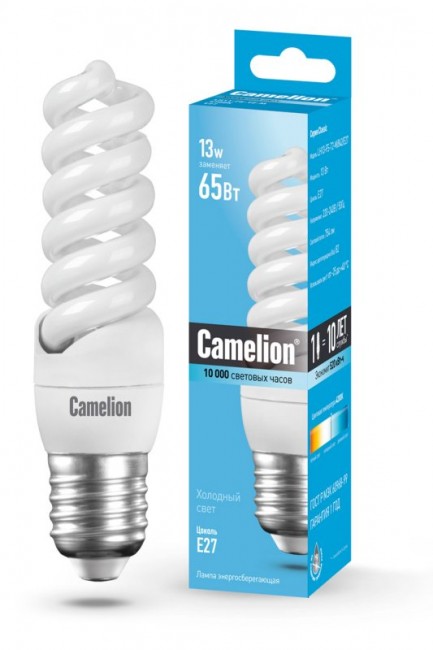 Лампа Camelion LH13-FS-T2-M/842/E27 MINI BL1