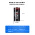 Аккумулятор  Li-Ion Soshine 16340P - 3,7 V - 700 mAh USB C  (4-ре аккумулятора + кабель USB Type-C)