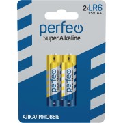 Батарейка Perfeo LR6  Super Alkaline AA, 316 MN1500 BL2
