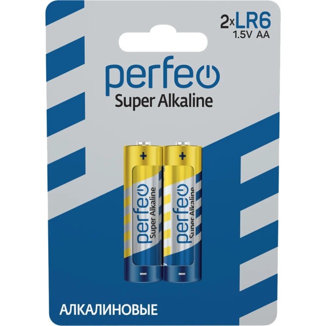 Батарейка Perfeo LR6  Super Alkaline AA, 316 MN1500 BL2