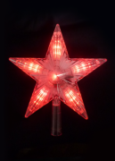 Гирлянда КОСМОС KOC_STAR_Red звезда 10LED, красный, 18см (шнур 2м)